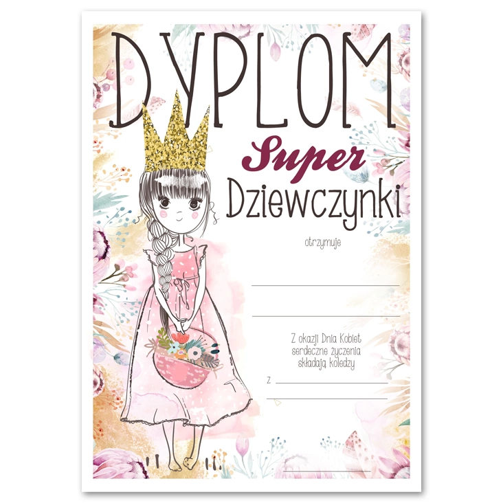 dyplom Super Dziewczynki