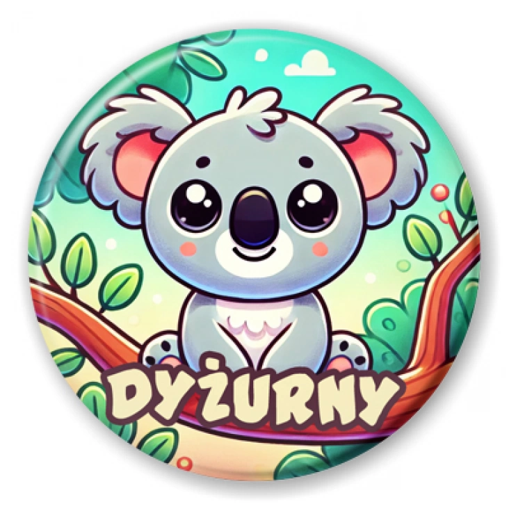 przypinka Dyżurny koala