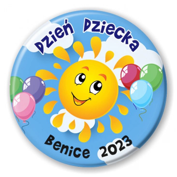 przypinka Dzień Dziecka Benice 2023