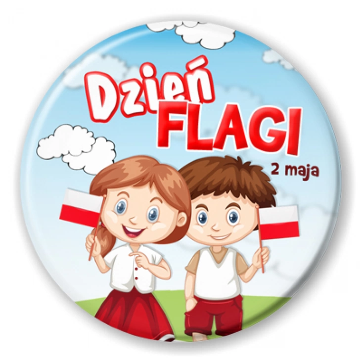 przypinka Dzień flagi Dzieci