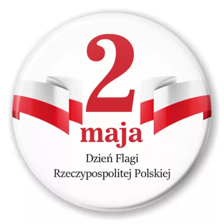 przypinka Dzien Flagi Rzeczypospolitej Polskiej 2 maja