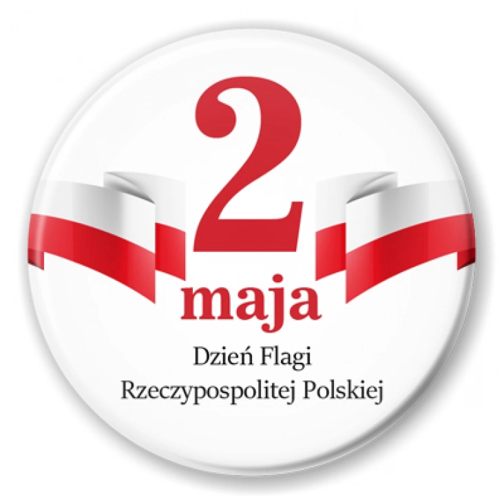 przypinka Dzień Flagi Rzeczypospolitej Polskiej 2 maja