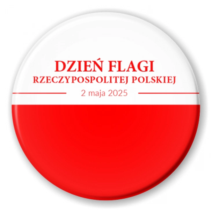 przypinka Dzień Flagi Rzeczypospolitej Polskiej flaga