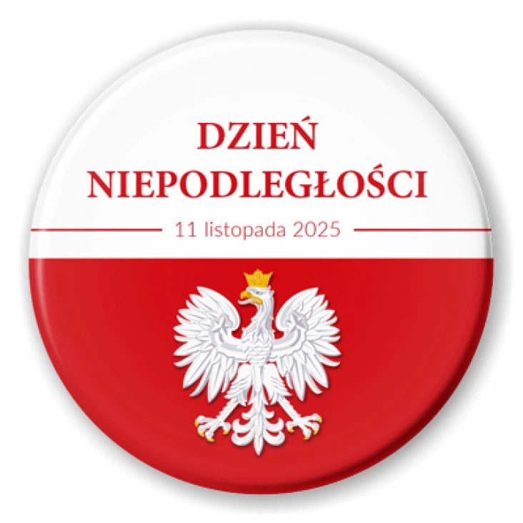 Dzień Niepodległości Biało-Czerwony z orłem