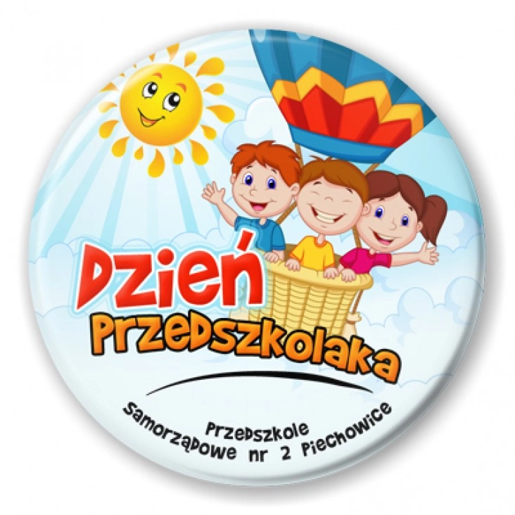 przypinka Dzień Przedszkolaka Przedszkole nr 2 Piechowice