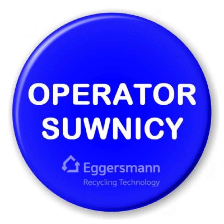 przypinka Eggersmann Operator suwnicy