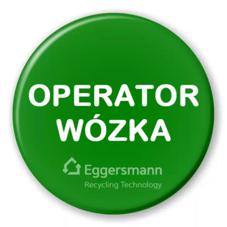 przypinka Eggersmann Operator wózka