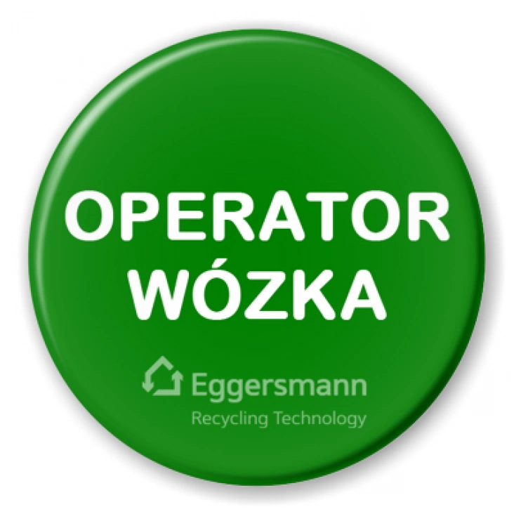 przypinka Eggersmann Operator wózka