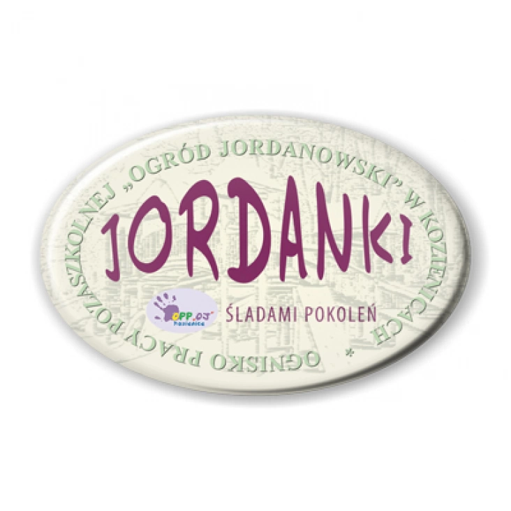 przypinka elipsa Jordanki