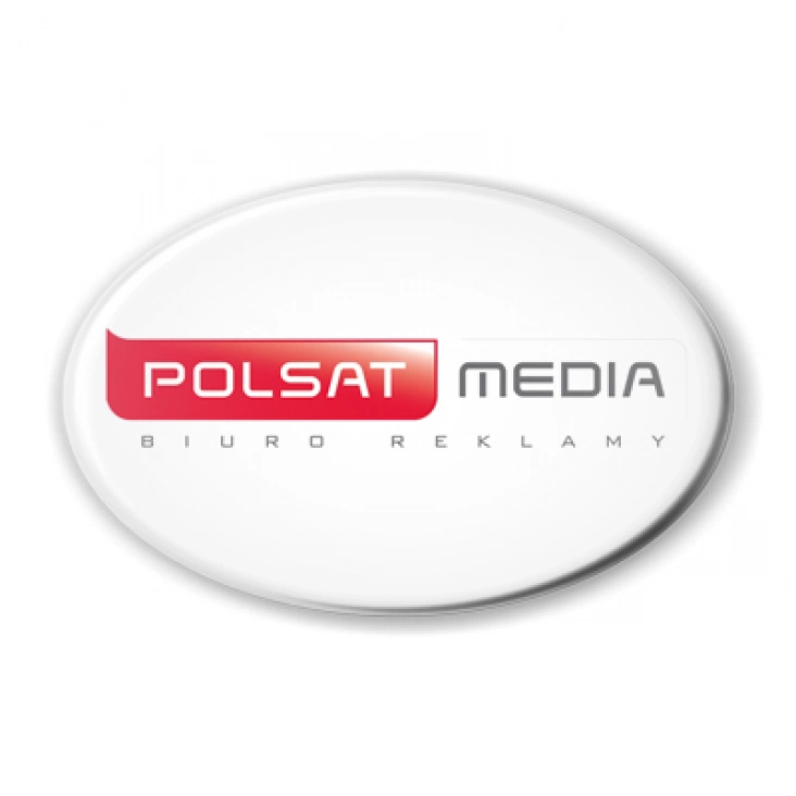 przypinka elipsa Polsat Media