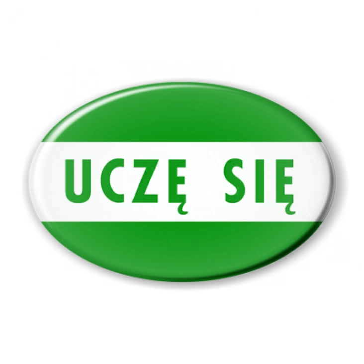 przypinka elipsaUczę się owal