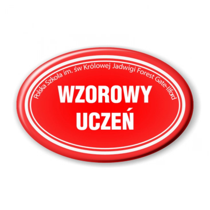 przypinka Wzorowy Uczeń Polska Szkoła Ilford