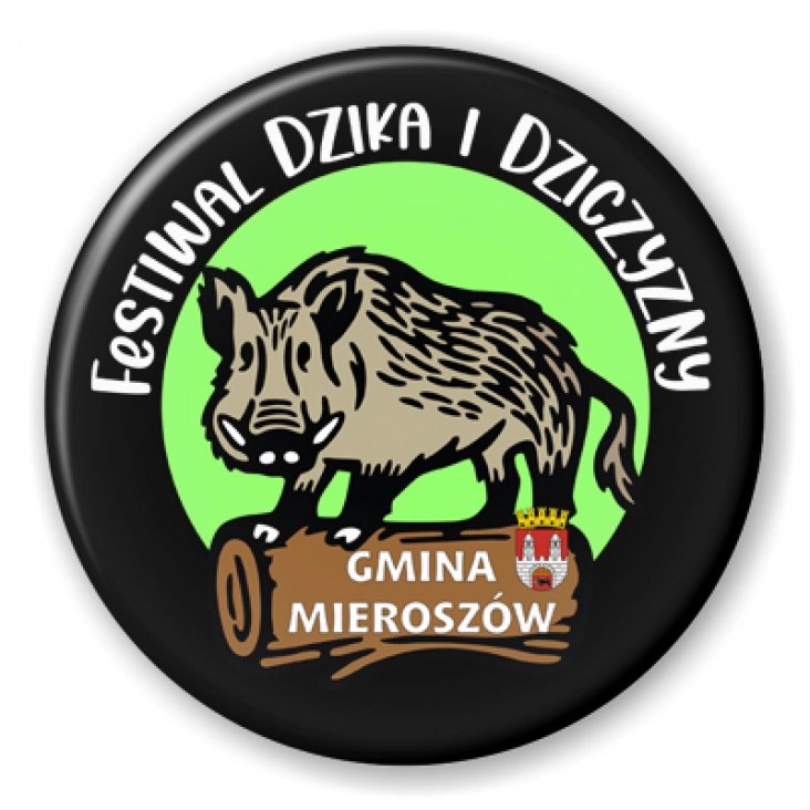 przypinka Festiwal Dzika i Dziczyzny