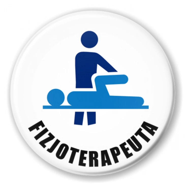 przypinka Fizjoterapeuta