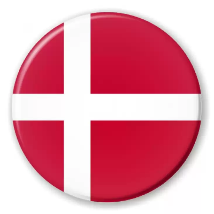 przypinka Flaga Dania