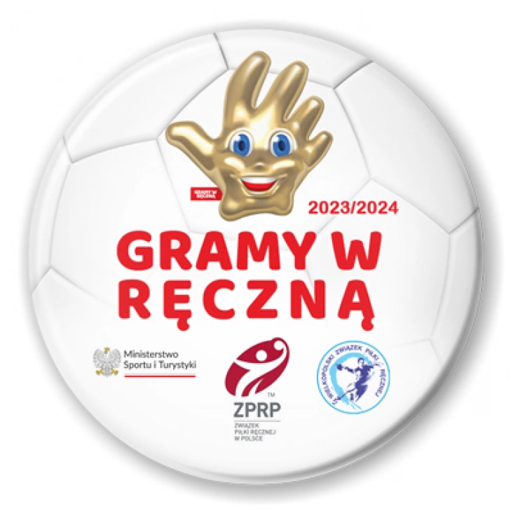 przypinka Gramy w ręczną