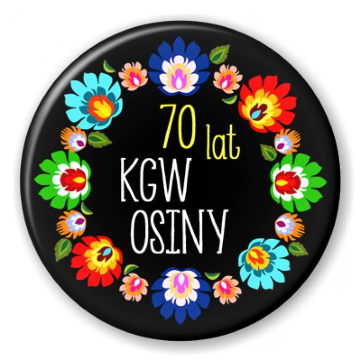 przypinka Jubileusz 70 lat KGW Osiny