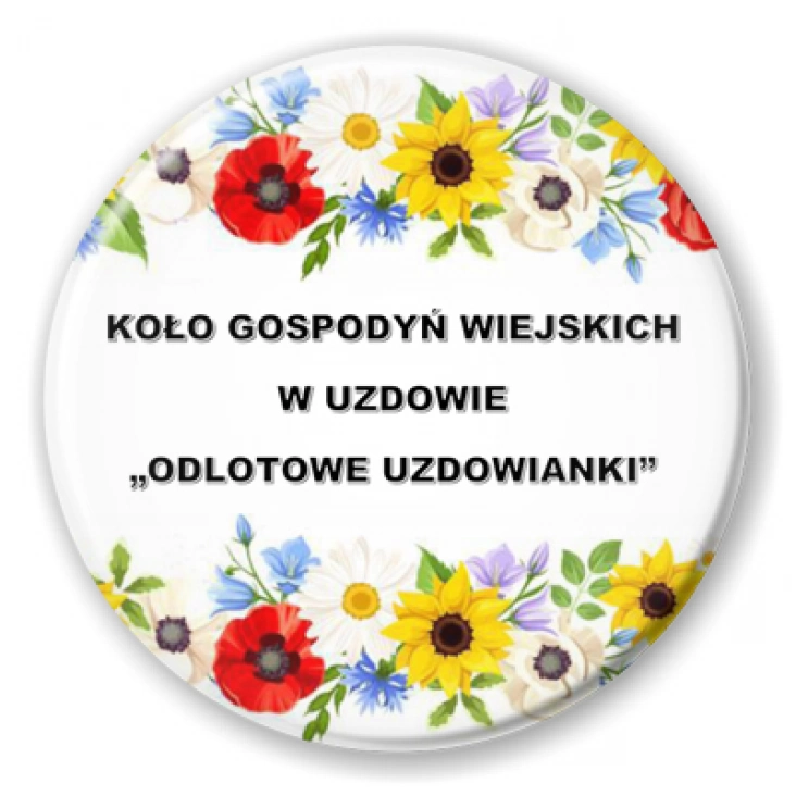 przypinka KGW Uzdowianki