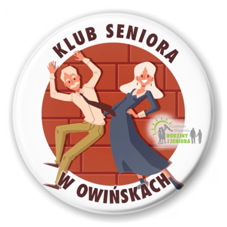 przypinka Klub Seniora w Owińskach