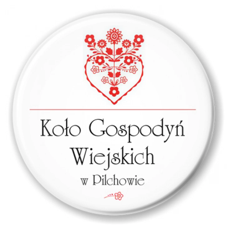 przypinka Koło Gospodyń Wiejskich w Pilchowie