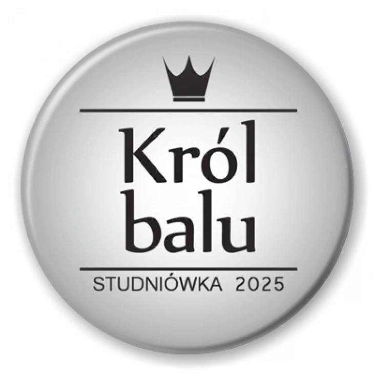 Król Balu szara studniówkowa