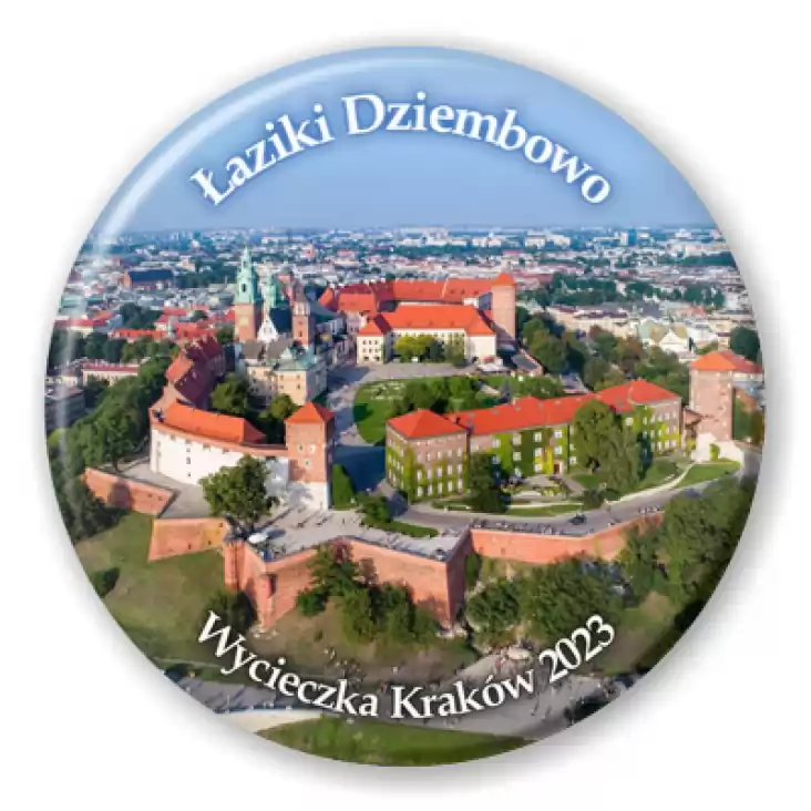 przypinka Łaziki Dziembowo Kraków 2023