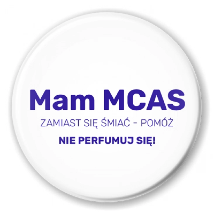 przypinka Mam MCAS