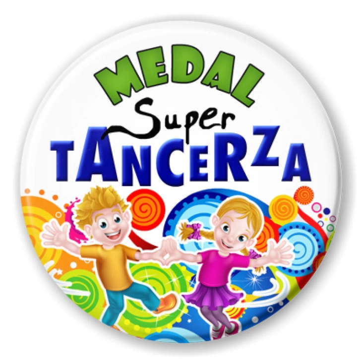 przypinka Medal Super Tancerza