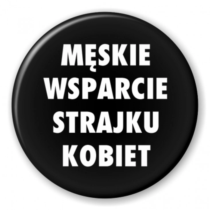 Męskie wsparcie strajku kobiet