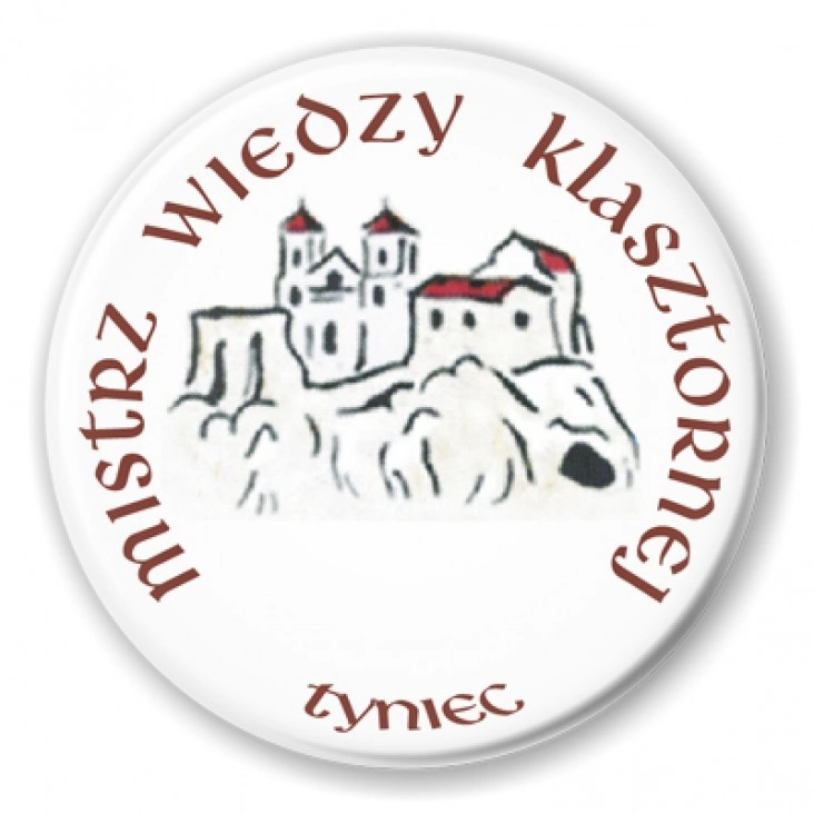 przypinka Mistrz Wiedzy Klasztornej