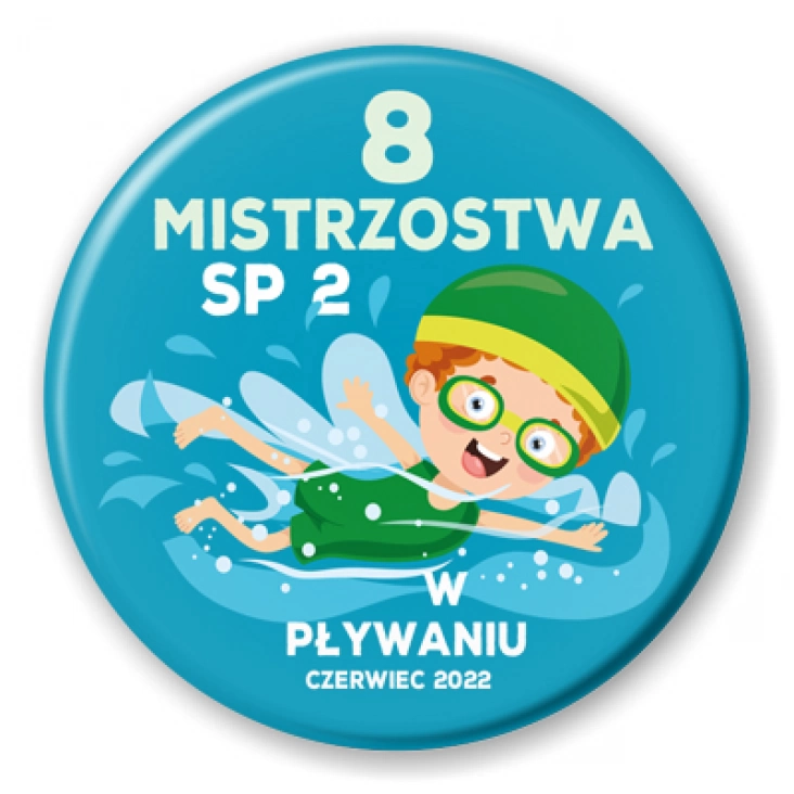 przypinka Mistrzostwa SP2 w pływaniu