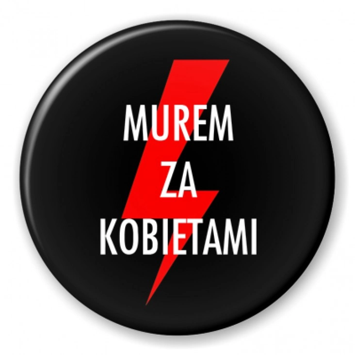 przypinka Murem za kobietami