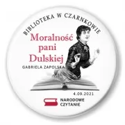 przypinka Narodowe Czytanie Czarnkow