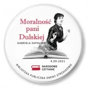 przypinka Narodowe Czytanie Strzalkowo