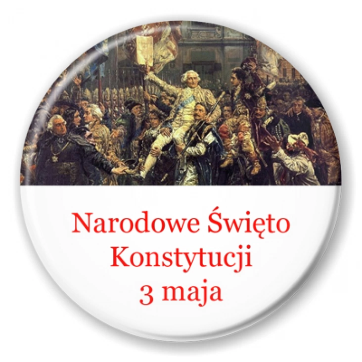 przypinka Narodowe Święto Konstytucji 3 Maja Jan Matejko