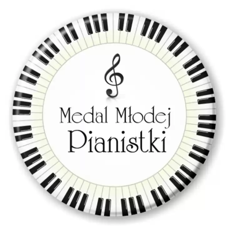 przypinka Odznaka Młodej Pianistki