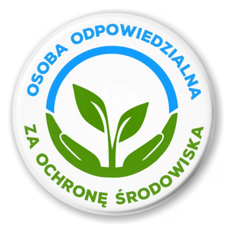 przypinka Osoba odpowiedzialna za ochronę środowiska