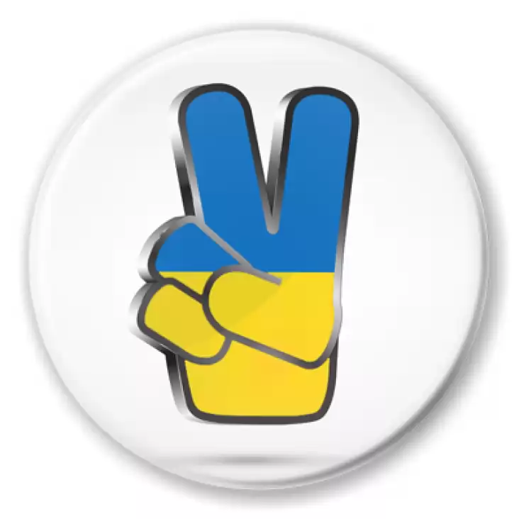 Palce victoria flaga Ukrainy