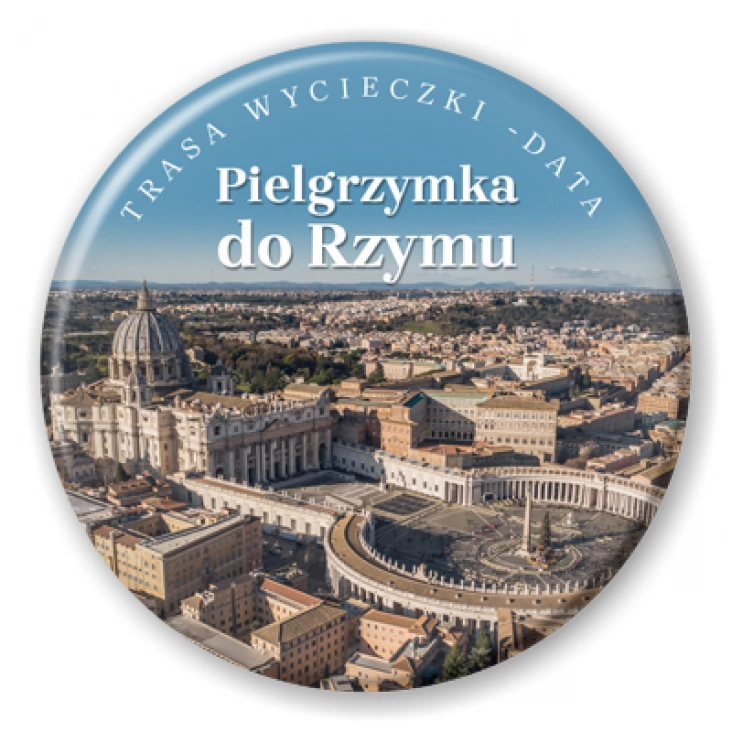 przypinka Pielgrzymka do Rzymu