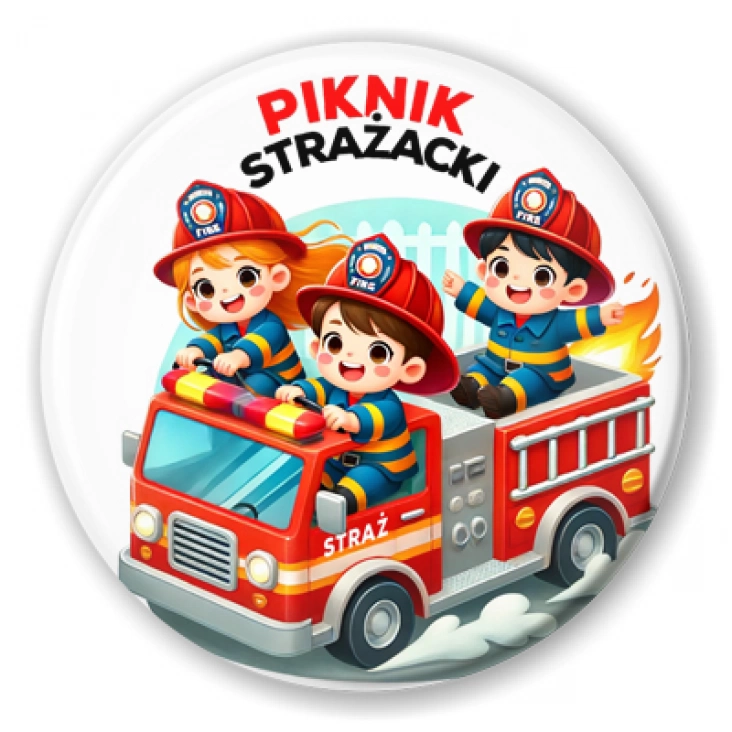 przypinka Piknik strażacki