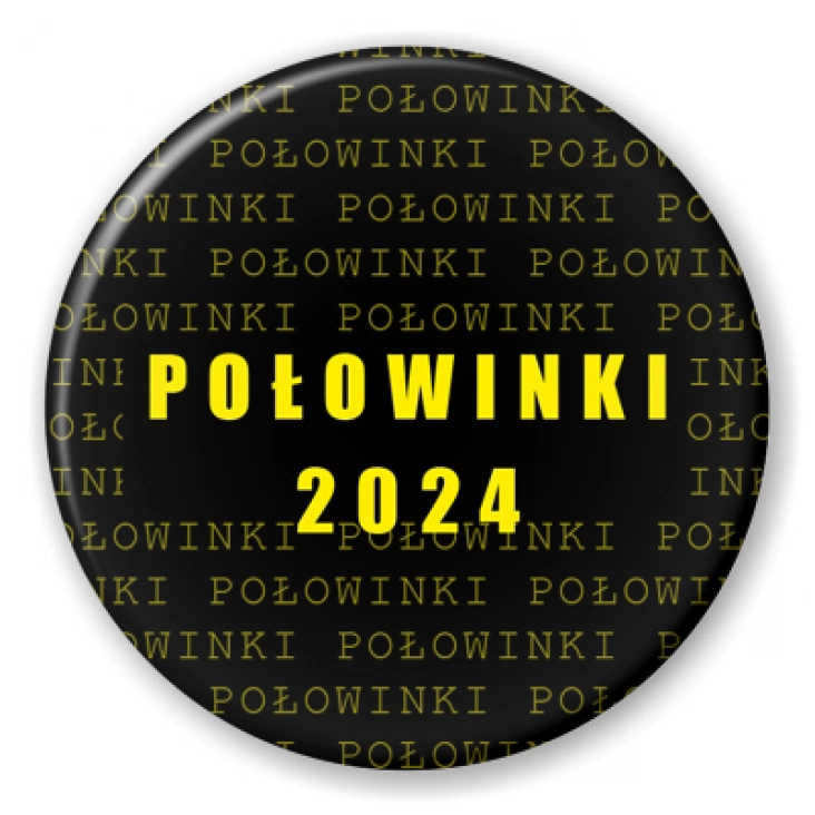 przypinka Połowinki czarne tło