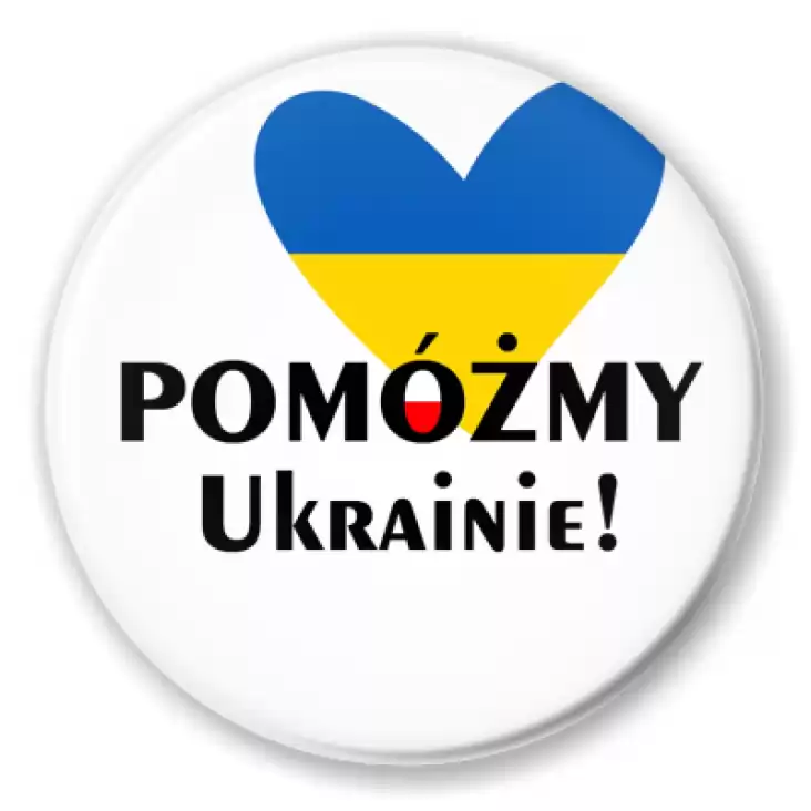 przypinka Pomoc dla Ukrainy