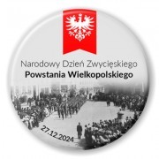 przypinka Powstanie Wielkopolskie Wreczenie Sztandaru