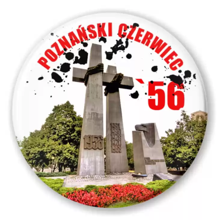 przypinka Poznanski Czerwiec `56 Plac Krzyzy