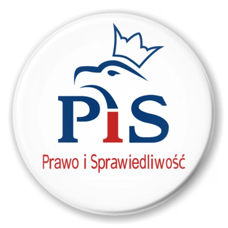 przypinka Prawo i Sprawiedliwość PiS