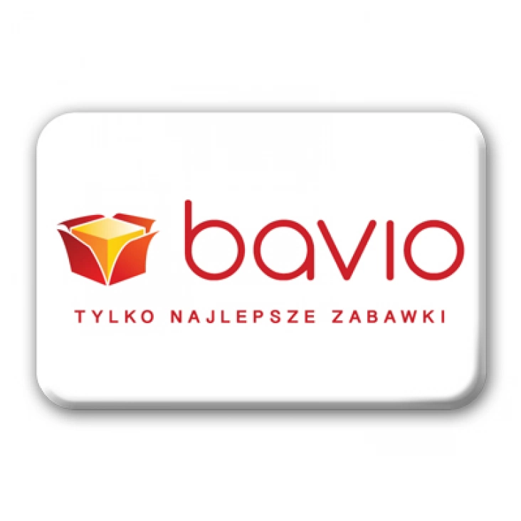 przypinka prostokąt Bavio