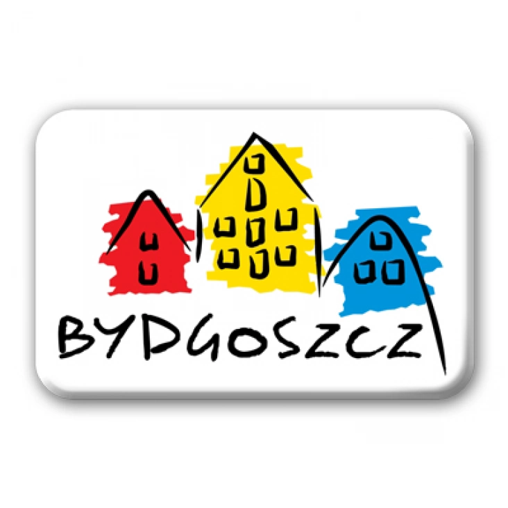 przypinka prostokąt Bydgoszcz