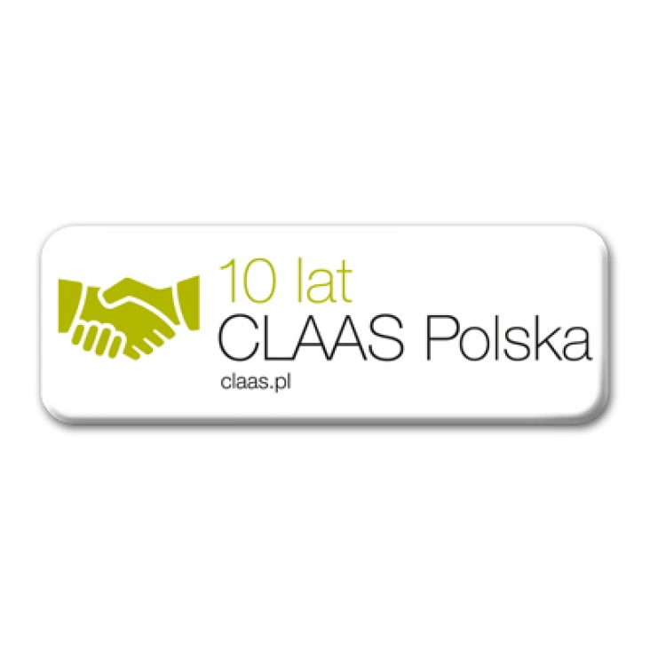 przypinka prostokąt Claas