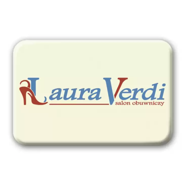 przypinka prostokąt Laura Verdi