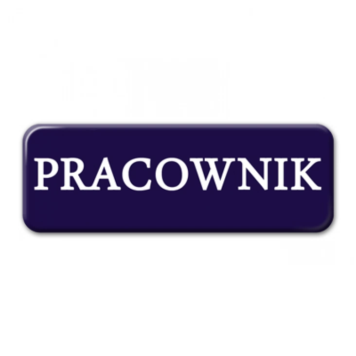 przypinka prostokątPracownik